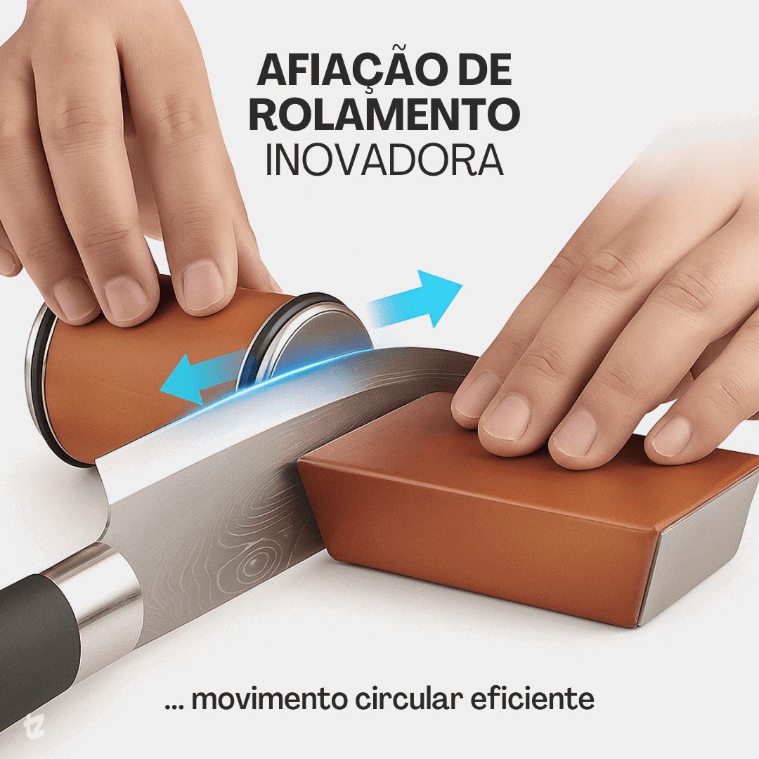 Affino™ - Afiador de Facas Magnético de Rolo Diamantado