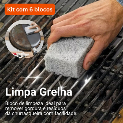 Blocos de Limpeza para Churrasqueira – Pedra Pomes para Grelhas