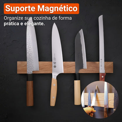 Suporte de Parede Magnético para Facas