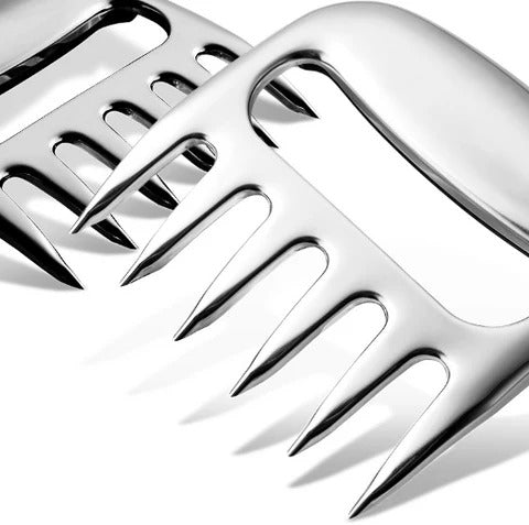 Garra para Carne Ergonômica em Aço Inoxidável